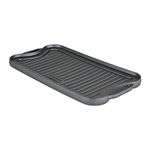 Viking Culinary Cast Iron Reversable Pre-Seasoned Griddle, 20 inch, Oven Safe, Handwash Only, Works on All Cooktops Including Induction