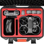 FPVtosky Hard Case for DJI Avata 2 Drone/Fly More Combo, Waterpoof Avata 2 Carrying Case Bag, Fits DJI Goggles 3, RC Motion 3 & DJI FPV Remote Controller 3 Accessories[CASE ONLY]