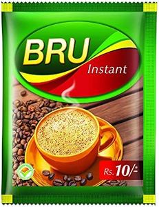 Bru Instant Ground Coffee, 10g [Pack of 12], Packet