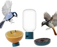 Bird Buddy® Original 3-in-1 Nutrition Set - Outdoor Bird Accessories w/Water Fountain, Fruit Spike & Jelly Tray Feeder - Durable, Easy Attachment Bird Feeder Accessories for Bird Buddy Feeder