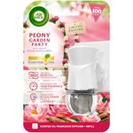 Air Wick Plug in Diffuser Kit, Peony Garden Party, 1 Device & 1 Refill (19ml), Long Lasting Fragrance, Lasts up to 100 days, Plug in Air freshener