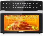 Beelicious Pro 32QT Extra Large Air Fryer, 19-In-1 Air Fryer Toaster Oven Combo with Rotisserie and Dehydrator, Digital Convection Oven Countertop Airfryer Fit 13" Pizza, 1800w, Black