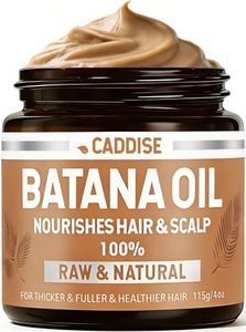 CADDISE Batana Oil for Hair Growth - 100% Pure & Natural Batana Paste from Honduras for Thicker & Fuller & Strong Hair, Organic Raw Batana Hair Mask for Women & Men, Fresh Scented, 4 oz