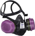 Dräger X-plore 3500 Respirator Mask Multi-Gas/P100 Combination Cartridge (OV/AG/HF/FM/CD/AM/MA/HS/P100) NIOSH-certified Half-Mask for Painting, Chemicals, Construction