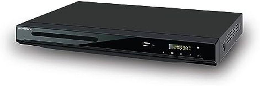 Emerson ED-8000 DVD Player with HD Upconversion, HDMI Output, USB Playback, 1080p Resolution, and Dolby Digital Surround Sound – Enhance Your DVD Collection with High-Definition Picture Quality