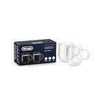 De'Longhi Double Wall Glass Mug, (500ml 16.9oz) Set of 2