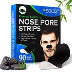 Generic Men Blackhead Pore Strips - 90 Strips - Deep Cleansing Nose- Face Nose Pores - Blackheads Removal - Large Size For Nose Black Head Cleaner