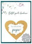 Joli Coon Carte a gratter annonce grossesse papa original - Tu vas être papa avec enveloppe - Annonce grossesse papa