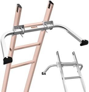 VEVOR Ladder Stabilizer, Extension Ladder Standoff, Heavy Duty Wing Span/Wall Ladder Accessories for Roof Gutter, Easy to Use & Wide Adaptability & Anti-Slip Rubber Feet, 330 lbs Weight Rating