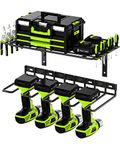 Power Tool Organizer, Garage Storage, Drill Holder Wall Mount,Heavy Duty Tool Shelf, Tool Organizer for Garage Organization, Gift for Father Husband