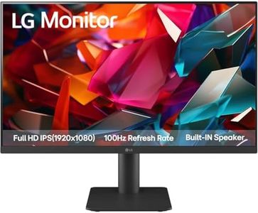 LG 27MS550 (27 Inch) IPS Full HD (1920 x 1080) Monitor, 5ms, 100Hz, HDMI X 2, Built-in Speaker, Tilt & Height Adjustable Stand, Virtual Borderless, Flicker Safe, Reader Mode,OnScreen Control, Black