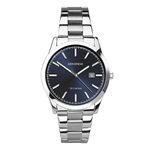 Sekonda Men's Classic Stainless Steel Bracelet Watch with Blue Dial 1943