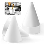 30pcs Funnels for Automotive Use, Single Use Oil Paper Cone Funnel Motor Oil Funnel Oil Change Car Multi-Purpose Funnels for Engine Oil Coolant Water Perfume Essential Oils