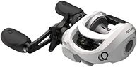 Quantum Accurist Baitcast Fishing Reel, Size 100 Reel, Right-Hand Retrieve, Oversized Non-Slip Handle Knobs and Continuous Anti-Reverse Clutch, One-Piece Aluminum Frame, 7.0:1 Gear Ratio, White