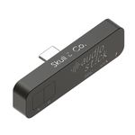 Skull & Co. AudioStick Bluetooth 5.0 Wireless Audio Transmitter Adapter Low Latency for PS5 / PS4, Nintendo Switch/Lite/Other Devices, Optimised for AirPods/Pro - Black