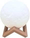 3D Magical Moon Lamp USB LED Night Light Moonlight Touch Sensor 15cm Diameter