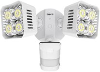 SANSI LED Security Motion Sensor Outdoor Lights, 30W (250W Incandescent Equivalent) 3400lm, 5000K Daylight, Waterproof Flood Light, ETL Listed, White