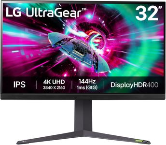 LG UltraGear 32” 4K Gaming Monitor – UHD Display, Fast Refresh Rate