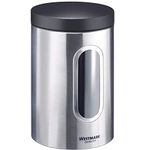 Westmark Storage Jar with Window 2300 ml Iron Stainless Steel PET