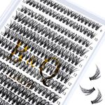 Lash Clusters 30D-0.07D-9-15MIX B&Q Lash Individual Lashes 280 Clusters False Eyelash 20D 30D 40D Lash Clusters Extensions Individual Lashes Cluster DIY Eyelash Extensions at Home (30D-0.07D-9-15mix)