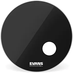 Evans EQ3 Resonant Black Bass Drum Head, 22 Inch