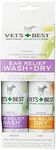 Vet's Best Ear Relief Wash and Dry, 4-Ounce, 2-Pack - Not Sold In California (2Pack)