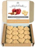 Apple Cinnamon Wax Melt s- 16 x 5g Cinnamon and Apple Strong Scented Wax Melts in a Gift Box - Spotless Leopard