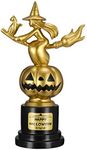 Toyvian Halloween Witch Pumpkin Trophies 6.8X 4.3,Best Costume Award Halloween Cosplay Contest Winner Trophy for Party Celebrations, Award Ceremony, and Appreciation Gift