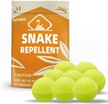 Pufado Snake Repellent for Outdoors Pet Safe,Snake Repellent for Yard,Repellent Balls Keep Snake Away Repellent for Outdoors,Yard and Home,Effectively and Durably, Safe-Pet & Human -8 Packs