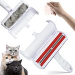 Pet Hair Remover and Reusable Lint Roller - ChomChom Cat and Dog Hair Remover for Furniture, Couch, Carpet, Clothing and Bedding - Portable, Multi-Surface Fur Removal Tool