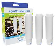 3X AquaHouse AH-CKR Water Filter cartridges Compatible with Krups & Compatible with Melitta Pro Aqua Coffee Makers