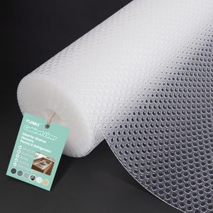 Large Shelf Liners 30-Inch Wide: Non-Adhesive Waterproof Clear 30"W x 240"L