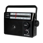 Retekess TR633 Radio AM FM, Portable Radio AM FM, External Antenna Jack, Transistor Battery Operated Radio by 4 AA Batteries Or AC Power