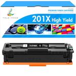 TRUE IMAGE Toner Cartridge Compatible Replacement for HP 201X Black 201A CF400X CF400A for Laserjet Pro MFP M277dw M252dw M277n M277 M274n M252n M277c6 M252 M274 ( 1-Pack, Black )