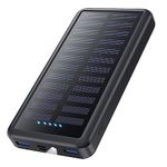 Power Bank 26800mAh, 5 Outputs 【PD 25W QC 4.0 Fast Charging】 Portable Charger, Pxwaxpy External Battery Pack with 2 Inputs Compatible with iPhone, Samsung, Android etc