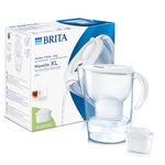 BRITA Marella XL German Made Water Filter Jug 3.5 L White | Powerful Filtration with MicroFlow Technology | Activated Micro Carbon Pearls for Fresh and Enriched Taste of Water