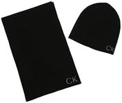 MENS TPU CK LOGO HAT AND SCARF SET