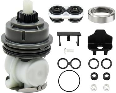 RP46463 Cartridge Compatible with Delta Monitor 17 Series (2006-Present) Dual Function Bath Tub and Shower Faucet Plumbing Parts Shower Faucet Cartridge with Seat and Spring Adapter,RP22734 Bonnet Nut