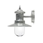 Garden Trading Outdoor Wall Mounted St Ives Galvanised Ships Light Weatherproof | E27 Edison Screw 60 Watt | Crafted in Hot Dipped Galvanised Steel | Motion-Sensor Compatible