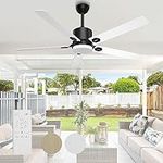 BECLOG 60" Ceiling Fan with Light, 