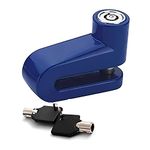 Guance Heavy Metal Bike Disc Break Security Lock Universal for TVS Ntorq, Suzuki Burgman Street 125, Honda Activa 125 (Blue)