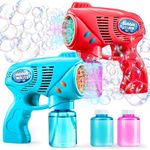 JOYIN 2 Bubble Guns with 2 Refill S