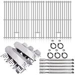 Adviace Grill Grate Replacement Parts for Nexgrill 720-0882A Evolution Infrared Plus, Stainless Steel Grill Grates, Heat Plates Shields, Burner Tubes, Igniters for Nexgrill Replacement Parts 5 Burner.