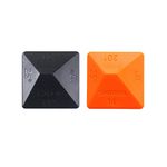 SHARPAL 196N Angle Pyramid Whetstone Knife Sharpening Stone Angle Guide 2-Pack, 4 Universal Angles-14°, 17°, 20°, 25°