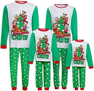 Disney Mickey & Friends - Pigiama natalizio coordinato per la famiglia, per adulti e bambini, Da uomo., XL