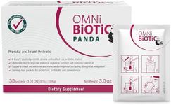 OMNi-BiOTiC Panda - Probiotic for Mom and Baby - Prenatal and Infant Probiotic – Gut Health & Immune System Support – Vegan and Hypoallergenic - Non-GMO (1 Pack)