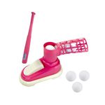 HEAVENGLOW Kids Baseball Pitching Machine Baseball Pitcher Gift Foot Pedal Ball Ejector with 6 Balls | Pitching Machines | Training Aids | Baseball & Softball | Team Sports