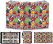 Football Card Binder 900 Pockets - Football Card Binder with Sleeves, Sports Cards Storage Organizer for Football Basketball Baseball or Gaming Trading Cards Fits 900 Cards with 50 Removable Sleeves