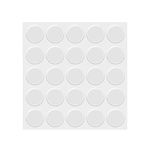 KINBOM 25pcs Clear Bumper Pads, Silicone Furniture Pads Cabinet Bumpers Noise Dampening Protector Dots for Glass Tops Drawers Cabinets Doors