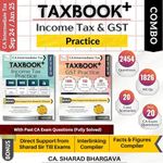 TAXBOOK+ COMBO (INCOME TAX & GST - PRACTICE) / AY 2024-25 / Set of 2 / Questions, MCQs, Case Scenarios, Past 20 Exam Questions / Direct Support & Powerful Compilers / CA Inter May/Sept 2024 & Jan 2025